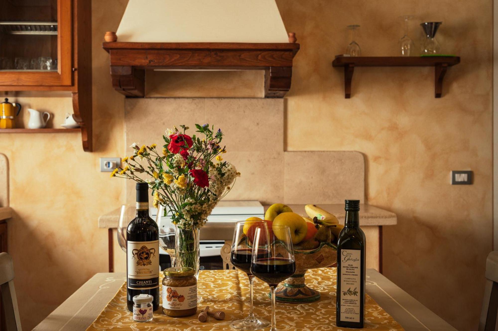 Agriturismo Casal Gheriglio Lucignano Dış mekan fotoğraf